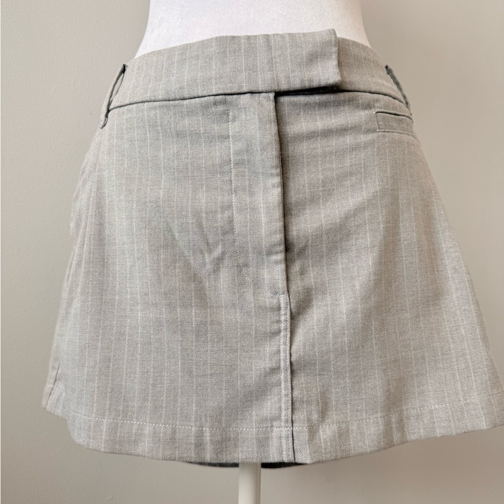 American Eagle Outfitters Light Gray Mini Skirt